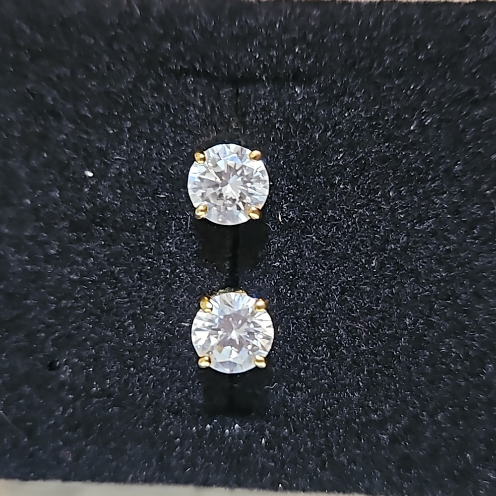 Cubic Zirconia Stud Earrings